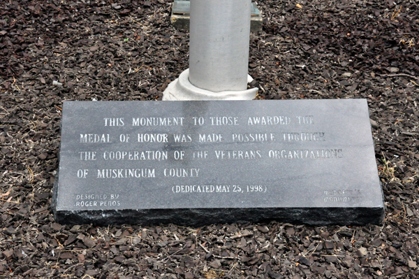 Eternal Flame Plaque at Zane's Landing